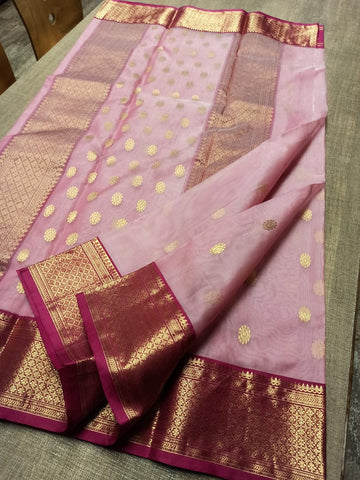 Pure Chanderi Silk Saree MYCHANDERI