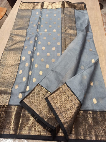 Pure Chanderi Silk Saree MYCHANDERI